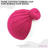 Compact and Stylish Baby Cap (Bun Dewberry Pink)